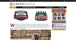 Desktop Screenshot of lavinlacrossecamps.com